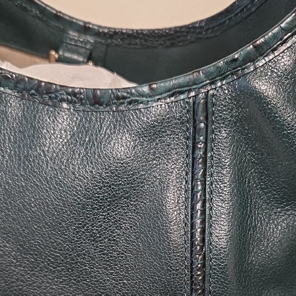 BRAHMIN IONA LEATHER TOTE in GREEN JUPITER. NWT EXCLUSIVE - Picture 3 of 15